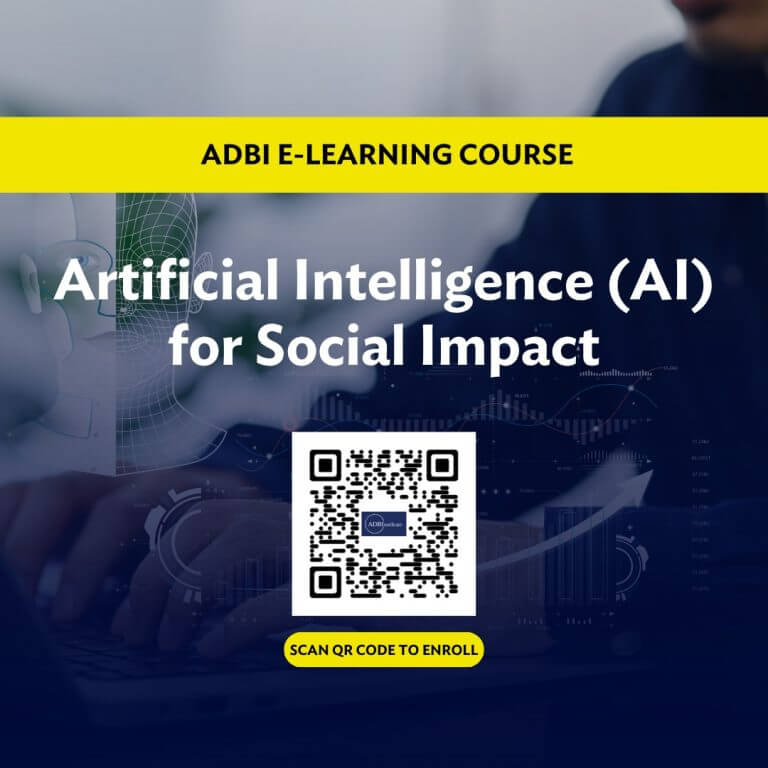 enroll in our free course: artificial intelligence for social impact. scan the qr code and start creating change today!.