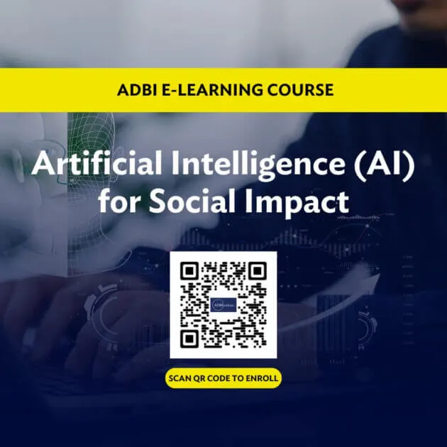 enroll in our free course: artificial intelligence for social impact. scan the qr code and start creating change today!.