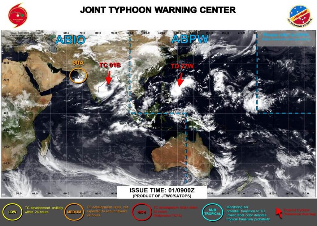 satellite map shows multiple cyclone systems, including tropical depression paolo; pagasa warns to stay alert.