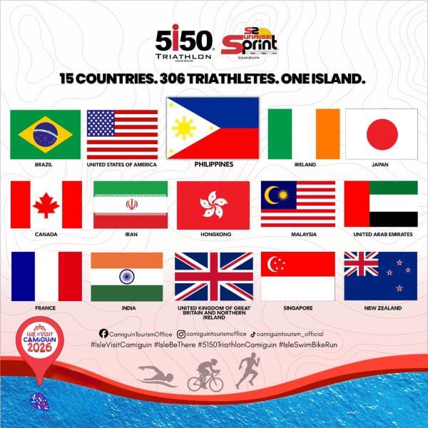 IRONMAN 5150 Camiguin 2026: 15 Countries, 306 Athletes Set for Global Triathlon