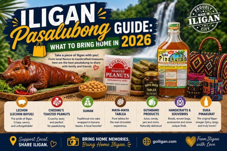 a guide to iligan pasalubong for 2026, featuring local foods, souvenirs, and specialty products.