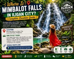 location guide to mimbalot falls in iligan city with directions, reminders, and helpful tourist tips.