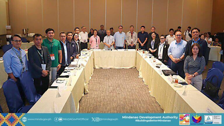 Minda formal meeting on climate resilience in the Mindanao River Basin.