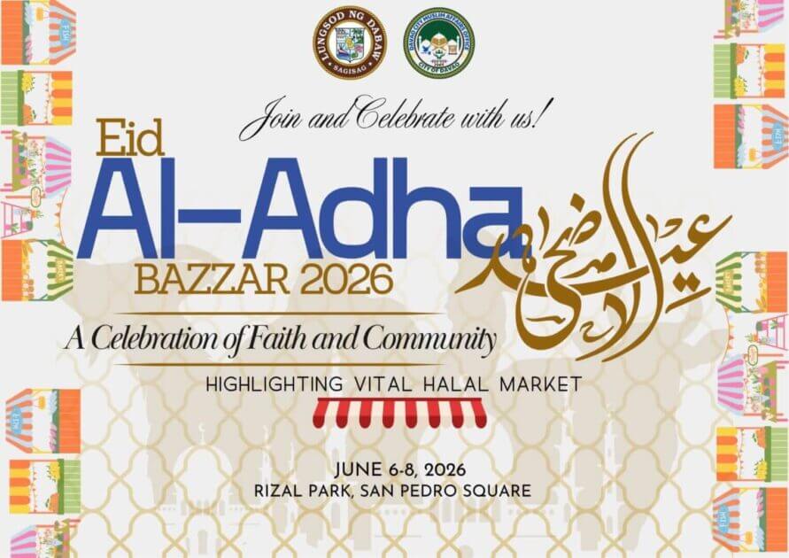 eid al adha bazzar 2026 event poster with dates, location, and celebration details.
