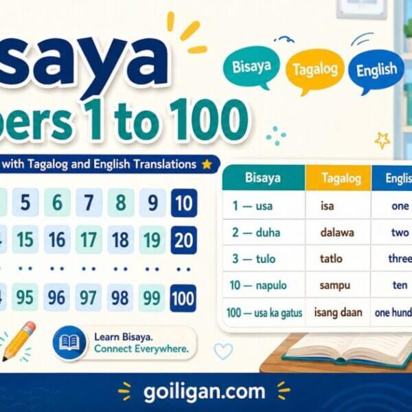 bisaya numbers learning