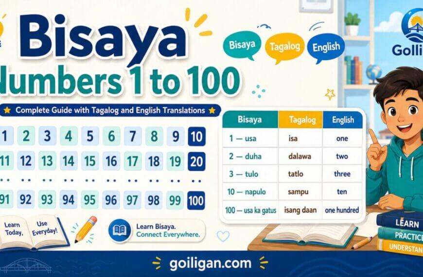 Bisaya Numbers 1 to 100: Complete Guide with Tagalog and English Translations