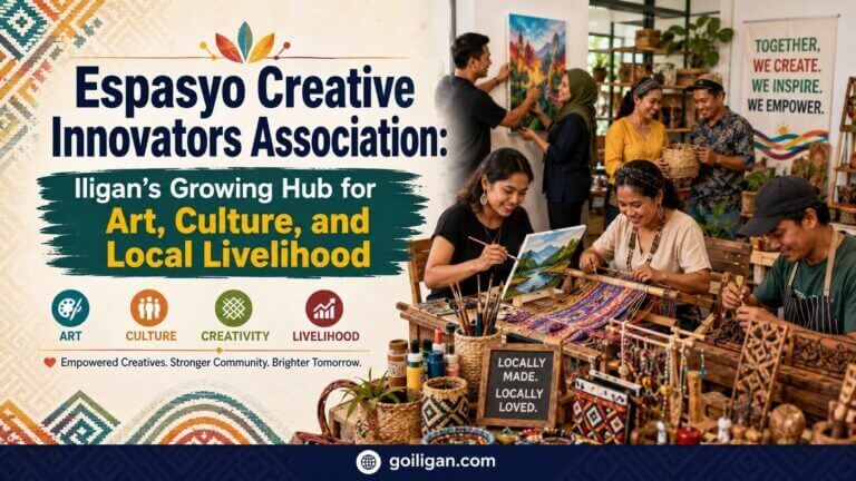 people showcase handmade crafts at an iligan arts and culture hub promoting local livelihood.