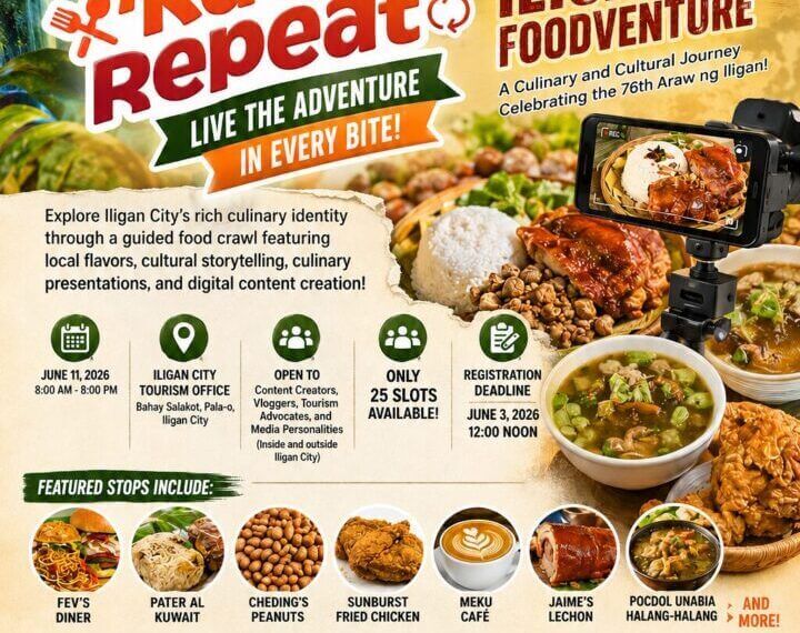 discover iligan foodventure: celebrate iligan’s culinary heritage on the 76th araw ng iligan food tour!.