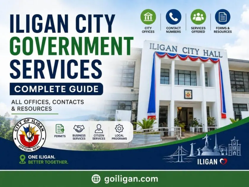Iligan City government services directory