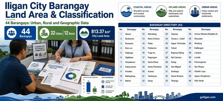 banrangay classification land area