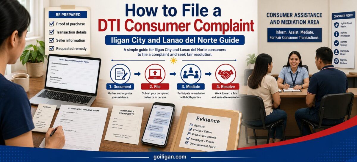 file dti consumer complaint iligan