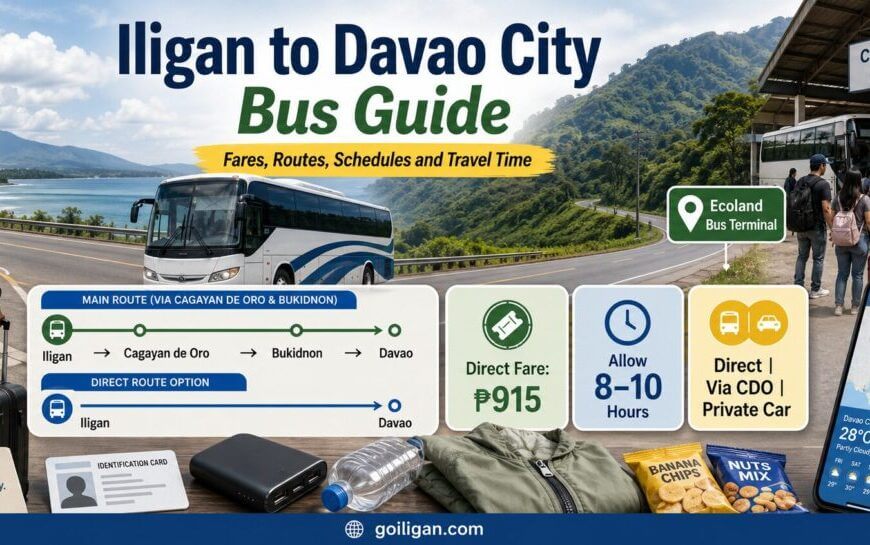 iligan davao bus guides