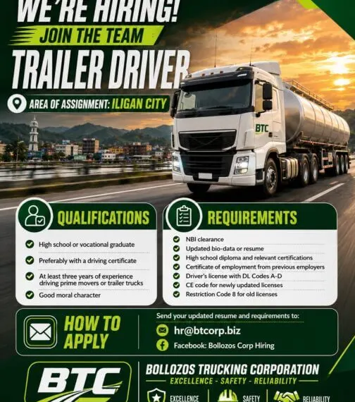 job hiring trucks
