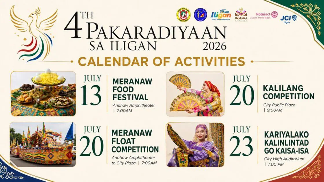 Pakaradiyaan sa Iligan 2026 festival calendar