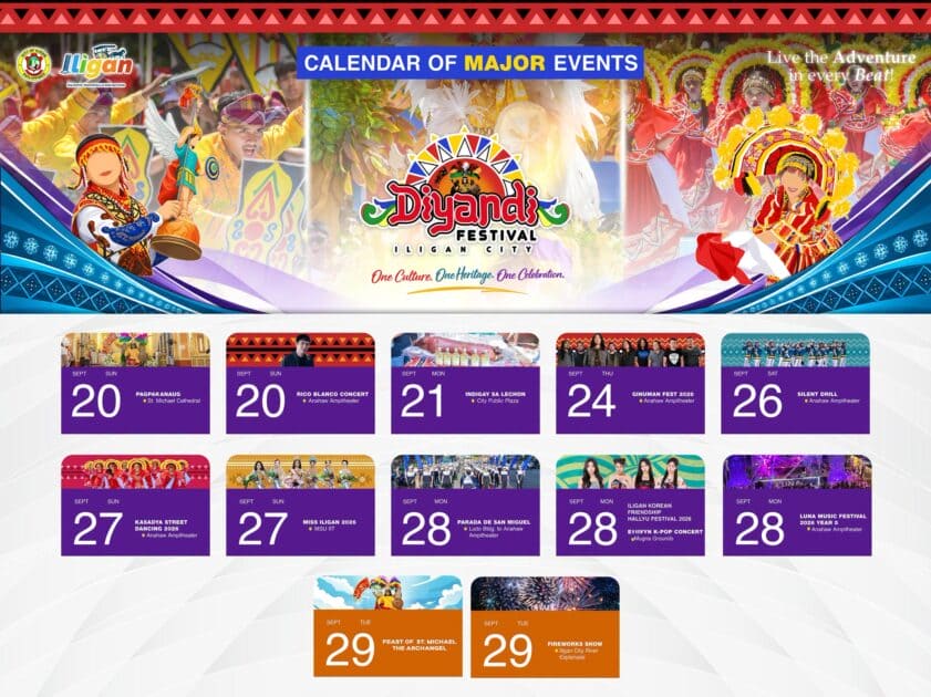 Diyandi Festival 2026: Remaining Events September 24–29